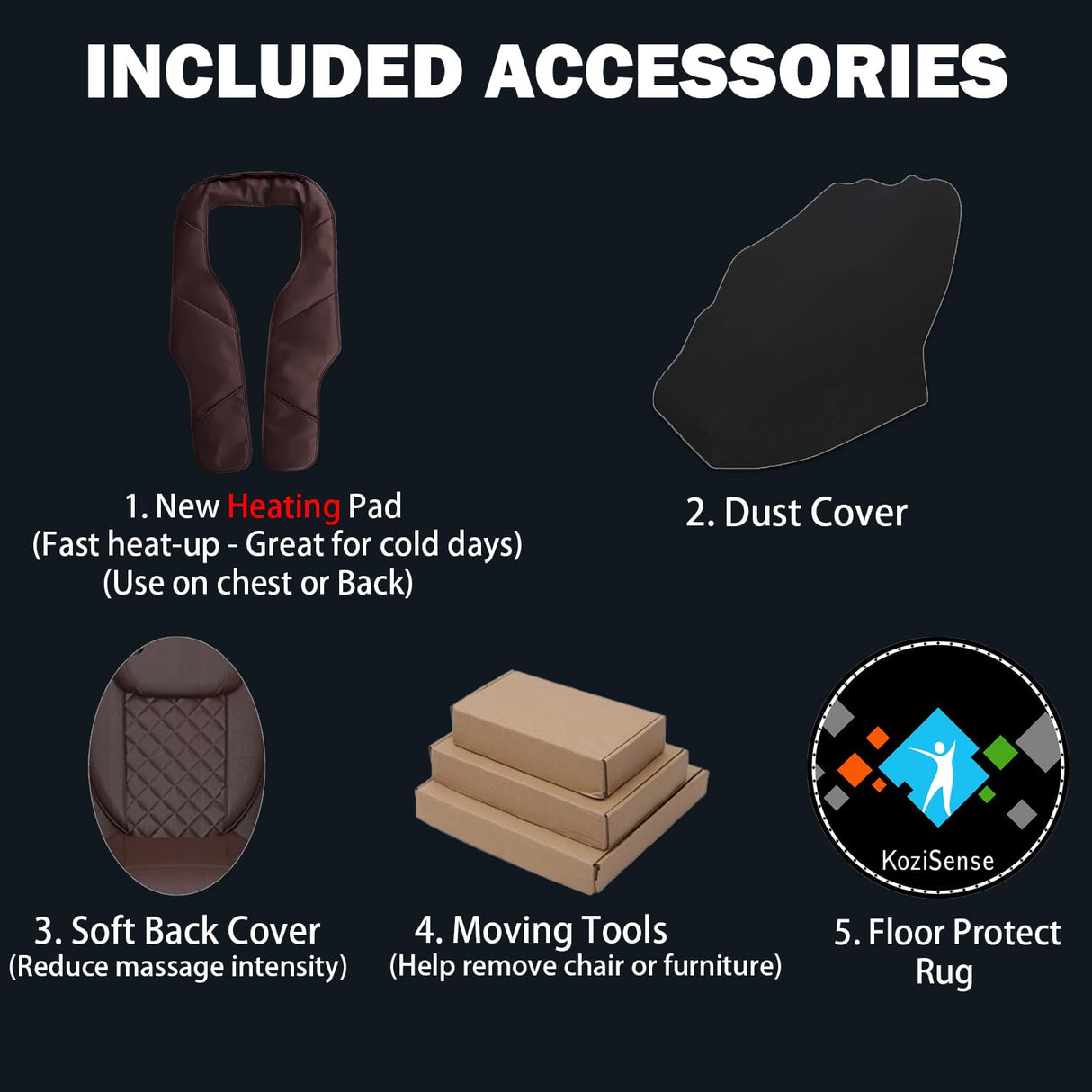 KoziSense 2025 Massage Chair Full Body, Zero Gravity SL-Track Shiatsu Massage Recliner Chair with Heat, AI Control, Body Scan and Calfrest Extension KoziSense