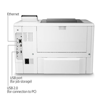 HP LaserJet Enterprise M507n Monochrome Printer with built-in Ethernet (1PV86A), White