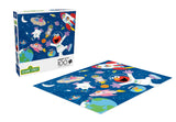 Buffalo Games - Sesame Workshop - Sesame Street in Space - 100 Piece Jigsaw Puzzle for Families -Challenging Puzzle Perfect for Game Nights - Finished Size is 15.00 x 11.00 Buffalo Games
