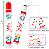 Blimark Bingo Daubers Clearance Dot Markers: Bright Non-Toxic Washable Mini Bingo Dobbers Paint Dot Art Markers Bingo Dabbers for Kids Toddlers - Perfect for Kids' Hand-Eye Coordination Development Blimark