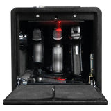 Stealth Biometric Handgun Hanger Safe Quick Access Pistol Security Box CA DOJ Approved Stealth