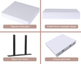 QsQueen Floating Shelves, Floating Shelves for Wall, Wall Shelves with Invisible Bracket, Bathroom Shelves, Bedroom Decor, Floating Shelf, Shelves for Wall Storage, Display Shelf, Set of 2 QsQueen