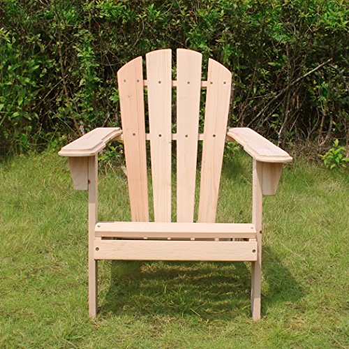 Merry Garden Kids Foldable Wooden Adirondack Chair, Children's Outdoor Patio Furniture, Garden, Lawn, Deck Chair, Unfinished Merry Garden