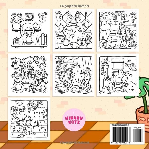 Cat Moments: Meow Life Coloring Book for Adults and Teens (Cat & Dog Coloring Book) Independently Published