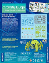 Thames & Kosmos Gravity Bugs Free-Climbing MicroBot | Build a Robotic Wall-Crawling Bug | Explore STEM Lessons in Air Pressure, Suction | Hands-on Physics & Engineering Construction Kit, Blue Thames & Kosmos