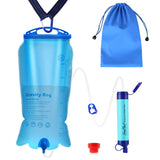 SimPure Gravity Water Filter, Portable Gravity-Fed Water Purifier with 3L Gravity Bag, Tree Strap, BPA Free Survival Gear and Equipment for Camping Hiking Emergency Preparedness SimPure