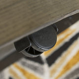 Signature Design by Ashley Ranoka Contemporary Round 42" Coffee Table, Metallic & Goldtone Finish Signature Design by Ashley