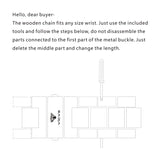 VICVS Men's Wooden Watch, 100% Natural Wood Watch, Japanese Quartz Movement with Date Display Chronograph Function, (Sandalwood) VICVS