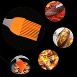 Basting Brush, Basting Brushes Grill Kitchen Silicone Pastry Cooking Brushs & BBQ Basting Brush, Varying Bright Color - Best Kitchen Gadget (Oil Brush 4 Pack) BINHAI