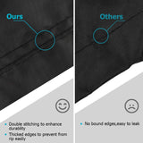 iCOVER Grill Cover- 82 Inch 600D Heavy-Duty Water Proof Patio Outdoor Black Canvas Oversize BBQ Barbecue Smoker Grills Covers G21607 for Weber Char-Broil Brinkmann Holland Napoleon JennAir i COVER