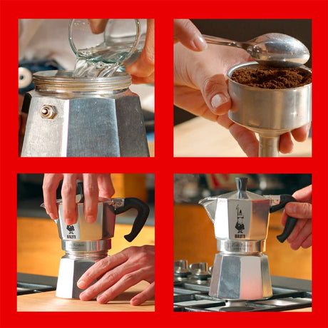 Bialetti Moka Express 6 Cup, 1 EA, silver, 6800, 06800 Bialetti