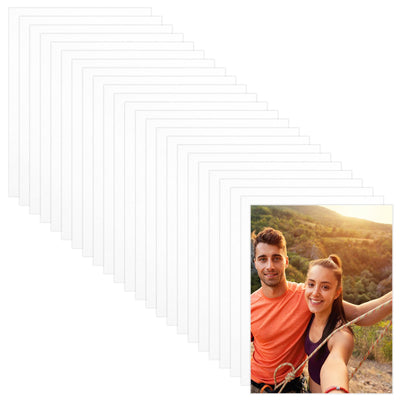 ABuff 24 PCS Sublimation Blanks Aluminum Sheet 4 x 6 Inch Photo Sign Blank Metal Sheet Wall Poster Frame Sublimation Blank for Sublimation Heat Press, White