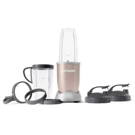 nutribullet Pro 900 Watt Personal Blender - 13-Piece High-Speed Blender/Mixer System, Champagne NutriBullet