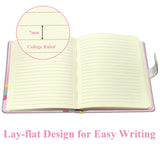 DWIYITTN Unicorn Journal for Girls - Gift for Kids - Diary with Pen & Magnetic Closure, 192 Pages for Writing, 5.3"x7.5" Hardcover Lined Notebook DWIYITTN