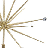 Kurt S. Adler 14.8-Inch Gold Starburst Throng Treetop Tree Topper, Multi Kurt S. Adler