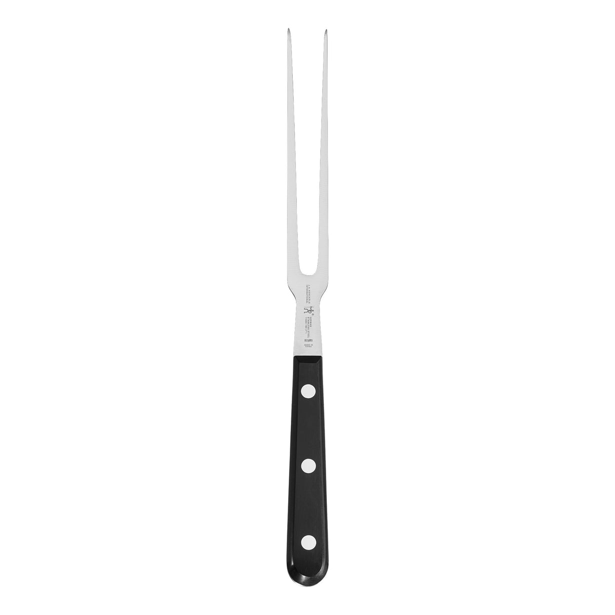 HENCKELS Classic Razor-Sharp 7-inch Flat Tine Carving Fork, German Engineered Informed by 100+ Years of Mastery, Black/Stainless Steel HENCKELS