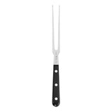 HENCKELS Classic Razor-Sharp 7-inch Flat Tine Carving Fork, German Engineered Informed by 100+ Years of Mastery, Black/Stainless Steel HENCKELS