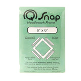 Q-Snap Set: 6 x 6 inch and 8 x 8 inch Frames Plus Decorative 'Needleworker' Sticker ThingamaJungle