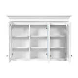 Virubi Medicine Cabinet with Mirror, 40" x 28" Wall Mounted Bathroom Storage Cabinet with Glass Doors and Adjustable Shelves, Over The Toilet Storage Cabinet Virubi