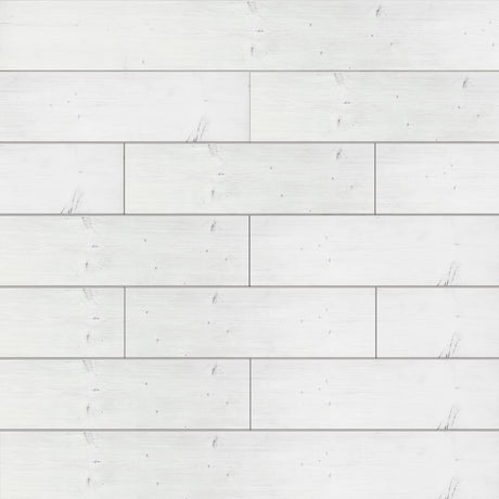 Brosisincorp Wood Panels for Wall Shiplap Planks Real Wood Boards Paneling, DIY Easy to Install Peel and Stick, Rustic Farmhouse Accent Wall - Wash White (5" Wide - 10 Pieces, 12.4 Sq. Ft) Brosisincorp