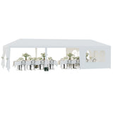 JupiterForce 10x30 Party Tent Outdoor Wedding Canopy Tents for Parties with Removable Sidewalls Heavy Duty Waterproof Gazebo Shelter BBQ Events Tent, White JupiterForce