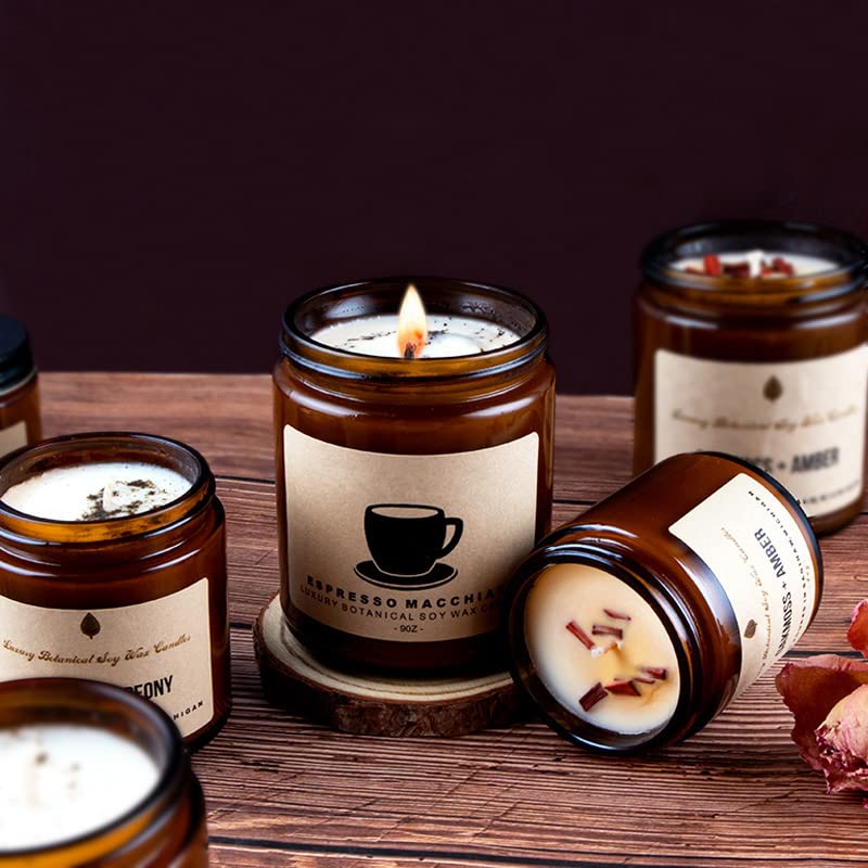 240 PCS Double-Sided Candle Wick Stickers, Heat-Resistant Candle Stickers with The Little ‘‘Tail’’, Adhere Steady in Hot Wax Stickers for Candle Making HANWER