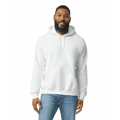 Gildan Adult Fleece Hoodie Sweatshirt, Style G18500, Multipack, White (1-Pack), Medium