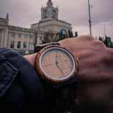BOBO BIRD Mens Wooden Watch Analog Quartz with Week Display Lightweight Handmade Wood Wrist Watch for Men (Brown Dial) BOBO BIRD