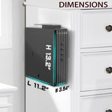 SOULYI Biometric Slider Handgun Safe, Quick Access Pistol Safe for Nightstand, Bedside, Desk, Vehicle with Fingerprint, PIN Code, Key Lock, LED Light, and Silent Mode SOULYI