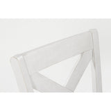 Signature Design by Ashley Robbinsdale Casual Upholstered Solid Wood Dining Chair with Nailhead Trim, Set of 2, White & Light Gray Signature Design by Ashley