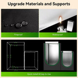 3D Printer Enclosure and Storage Box,Thermo-Hygrometer, LED Light, Fireproof Dustproof Tent Constant Temperature Protective Cover for Bambu Lab A1Series,Ender3 Series, Ender3 Neo 820 * 600 * 720mm Skouphy