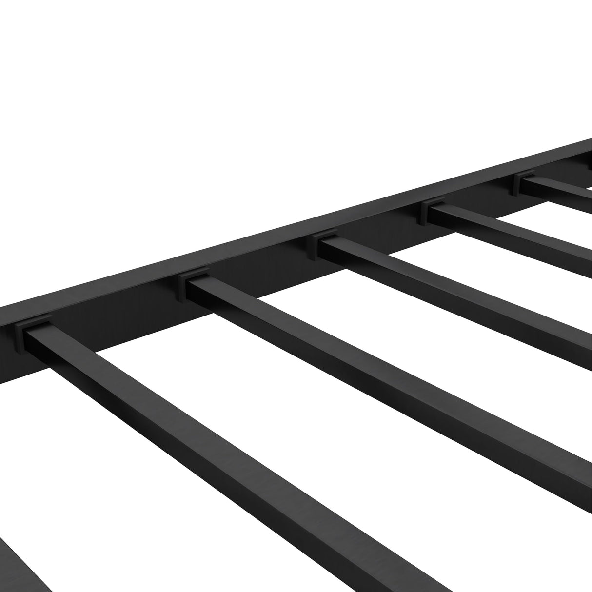 Twin XL Over Queen Bunk Beds for Adults,Heavy Duty Adult Bunk Beds,Metal Bunk Bed Twin XL Over Queen with 2 Ladders,Queen Bunk Bed, Noise-Free,Black Bellemave