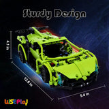 WISEPLAY Remote Control Car Building Kit, 453PCS Stem Toy for Kids Age 8-10, Great RC Car for 10-Year-Old Boys & Girls, Excellent Gift Idea WISEPLAY