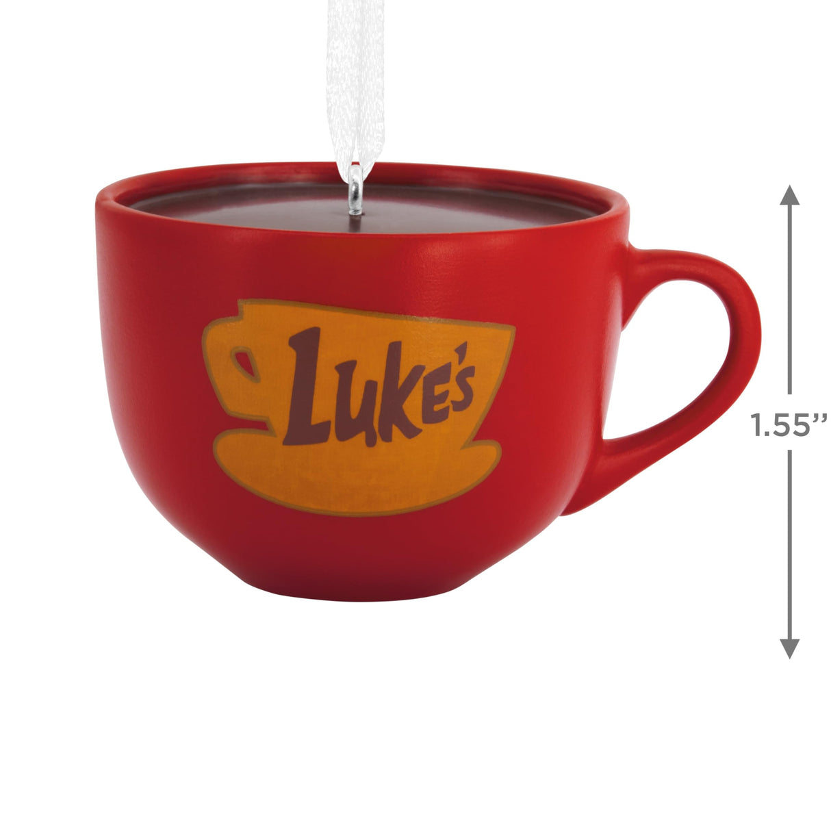 Hallmark Gilmore Girls Luke's Coffee Mug Christmas Ornament Hallmark