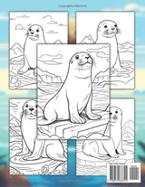 Sea lion Coloring Book For Kids: +40 Fun And Easy Drawings Of Cute Sea lion To Color For Kids, Boys And Girls Who love underwater marine life, Stressrelief Relaxing Majosta