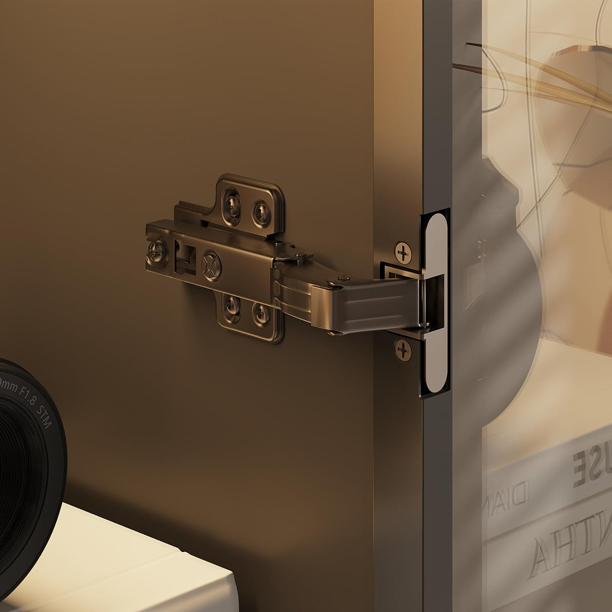 WOODTIME 78.7" H Display Storage Cabinet with Tempered Glass Doors & 3-Color Light, Wooden Curio Cabinet Bookcase Bookshelf with 4-Tier Shelves & 2 Drawers for Home Office Living Room Salon, Black WOODTIME