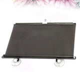 Blackout Blind Curtains with Suction Cups for Windows No Drill Cordless Blinds Temporary Portable Roller Shades UV Protection Window Shades for Home,Office,Bedroom,Door,Blackout (23''W x49''H, Black) Wakauto