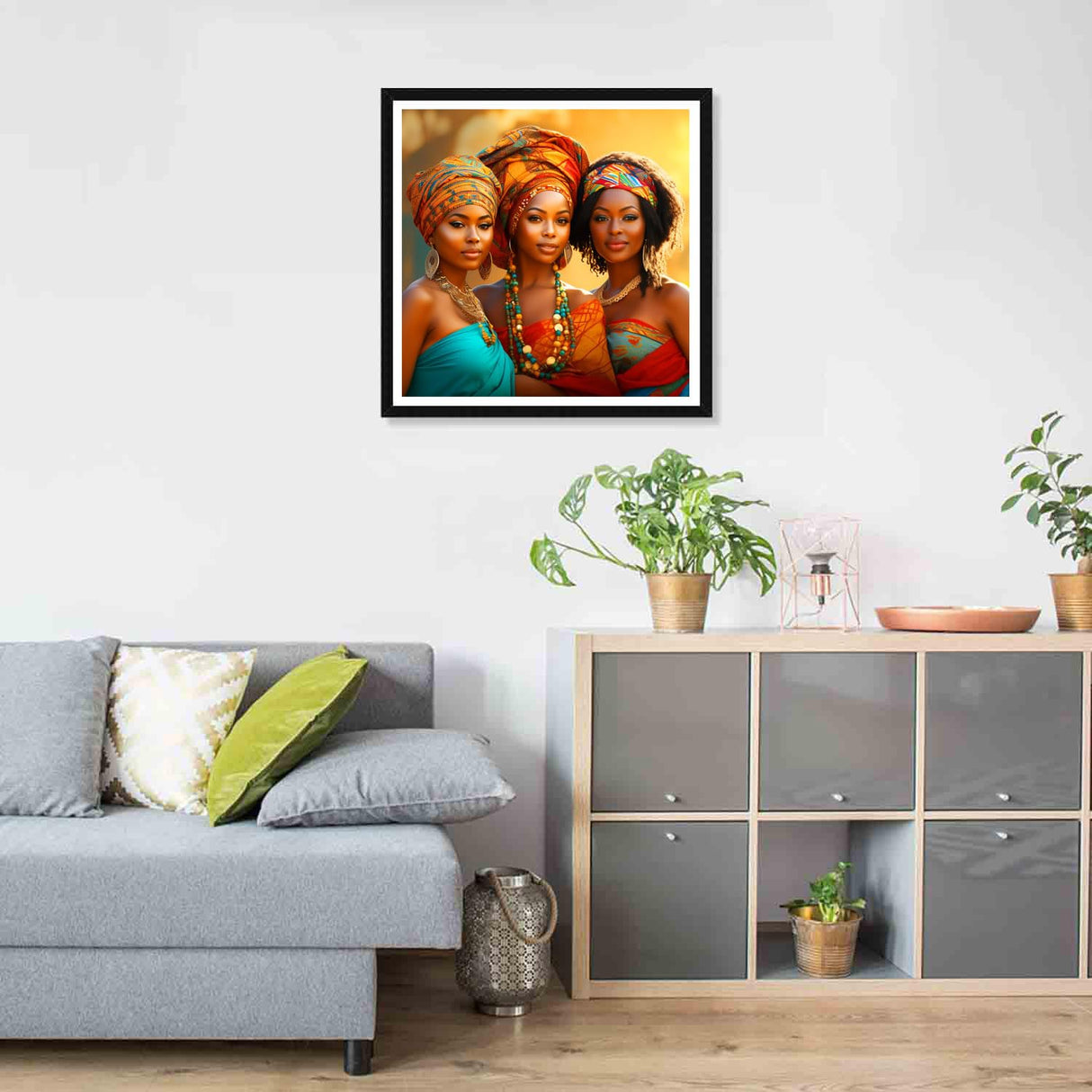 Pavemlo 5D Diamond Art Kits for Adults African American Woman, Full Drill Diamond Art Pictures Paint with Diamonds, DIY Cross Stitch Jewel Art Rhinestone Craft for Home Wall Decor 12x12 Inch Pavemlo