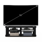 Furinno 11191BK THE Entertainment Center TV Stand, Black Furinno
