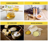 Beesworks Yellow Beeswax Bars (2 lbs) | 100% Pure, Cosmetic Grade, Triple-Filtered Beeswax for DIY Skin Care, Lip Balm, Lotion and Candle Making (1 lb Bars - Pack of 2) BEESWORKS