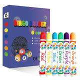Blimark Bingo Daubers Clearance Dot Markers: Bright Non-Toxic Washable Mini Bingo Dobbers Paint Dot Art Markers Bingo Dabbers for Kids Toddlers - Perfect for Kids' Hand-Eye Coordination Development Blimark
