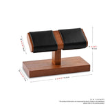Oirlv Solid Wood Double Watch Display Stand Watch Bracelet Organizer（Black） Oirlv