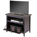Winsome Wood Zara Media/Entertainment, Espresso, FURNITURE Winsome