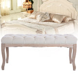 WZFANJIJ Bedroom Bench End of Bed, Backless Bench Entry Bench, Fabric Bench for Living Room, Entryway WZFANJIJ