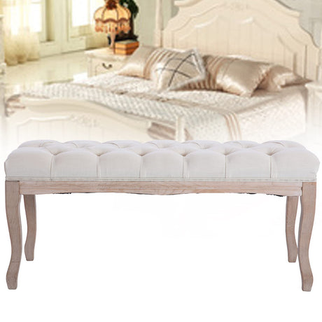 WZFANJIJ Bedroom Bench End of Bed, Backless Bench Entry Bench, Fabric Bench for Living Room, Entryway WZFANJIJ