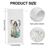 Diamond Art Painting Wine Bottle Gift Bags Kit DIY Linen Wine Wrapping Bags with Diamond Art Design, Champagne Decorative Bags for Christmas, Weddings, Birthdays, and Parties (Fairy) WoodArtSupply