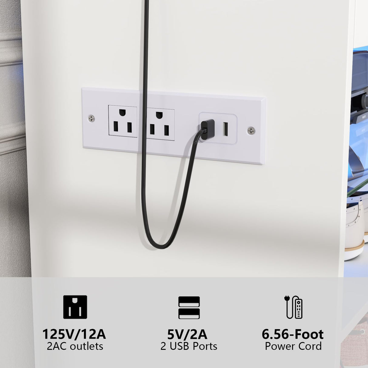 Wardrobe Armoire Closet with Charging & LED Light,Walk-in Closet Island Dresser with Glass Showcase,3 Drawers & Doors, Modern Storage Display Cabinet with Bench for Bedroom,Fitting Room & Shops（White） Gyfimoie