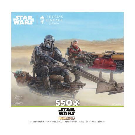 Ceaco - Thomas Kinkade - Star Wars - The Mandalorian - The Marshal - 550 Piece Jigsaw Puzzle Ceaco