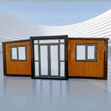 20ft 30ft 40ft Expandable Prefab Tiny House Foldable Shipping Container for Restaurant Office Home Carport Use WoodArtSupply