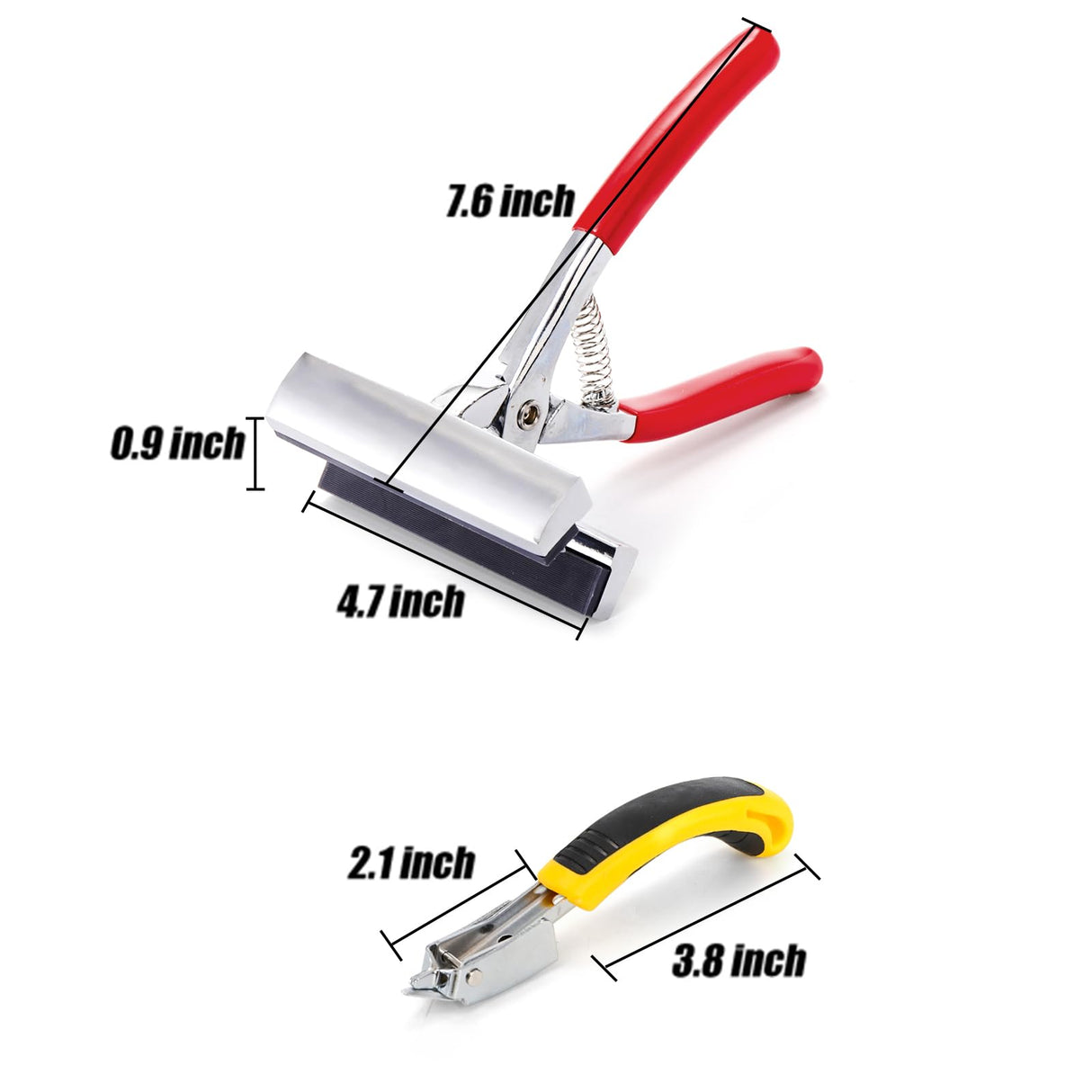 ZENFUN Set of 4 Canvas Stretcher Pliers with Staple Remover, 2 PCS Canvas Stretcher Pliers with 2 Staple Removers, Canvas Stretcher Plier Set for Art Oil Painting Framing ZENFUN